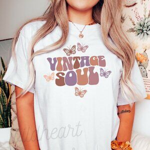 Vintage Soul Graphic T-shirt - White